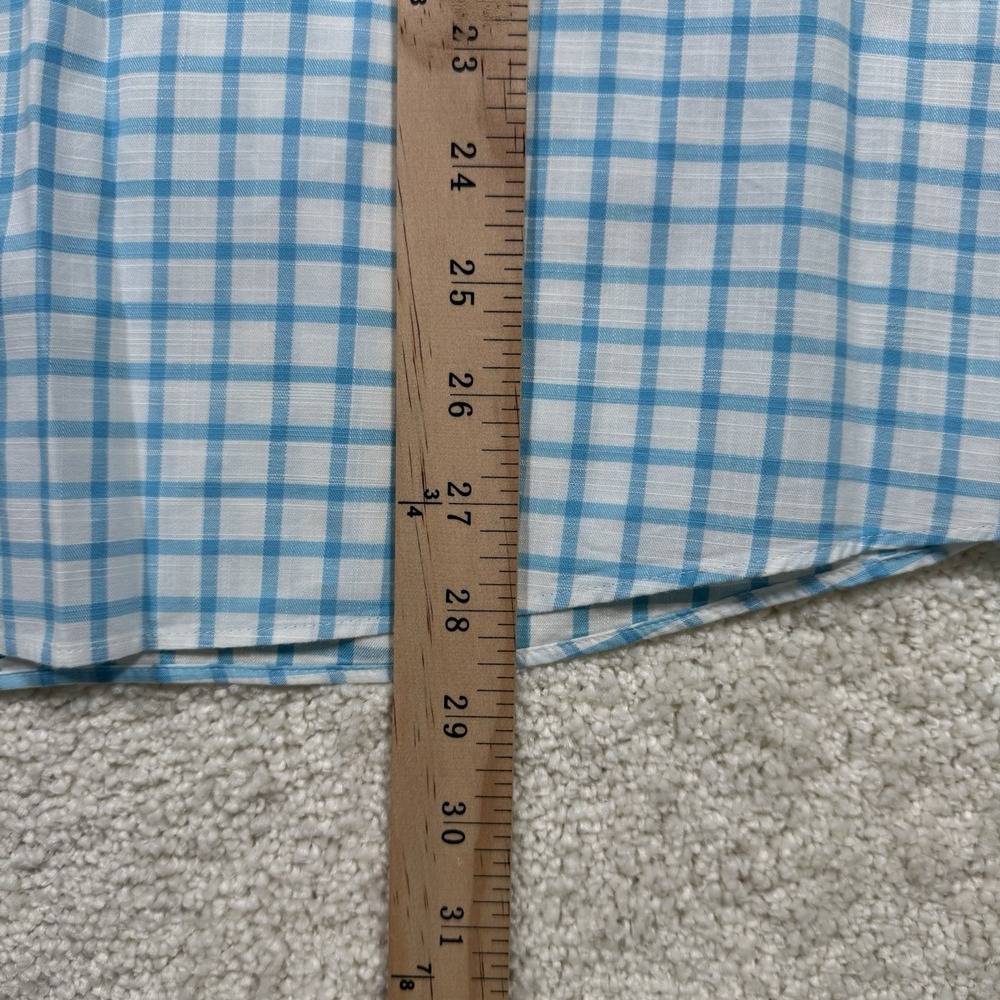 Lauren Ralph Lauren Men's Blue Gingham Check Size 2XL Long‎ Sleeve Button Down - Picture 6 of 7